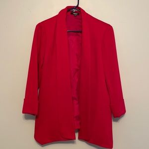 Beautiful red blazer, never worn.